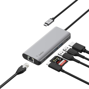 Belkin  Connect USB-C 6-in-1 Multiport Adapter 