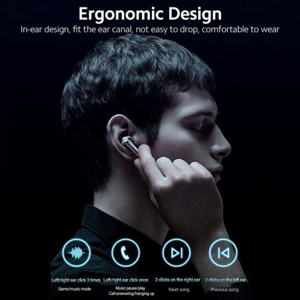 Lenovo XG02 Wireless BT5.0  In-ear Gaming Earbuds