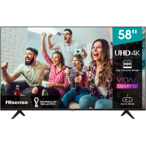 Hisense 58 Inch 4K UHD Smart LED TV - 58A61G