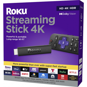 Roku Streaming Stick 4K Streaming Device 