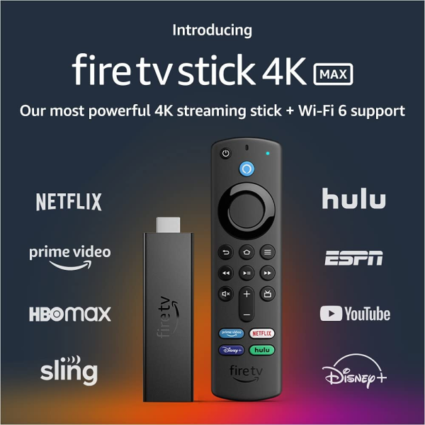 Amazon Fire TV Stick 4K Max Streaming Device