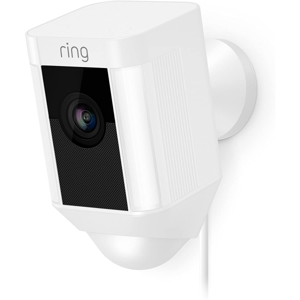 Ring Spotlight Wired Cam - WiFi Smart Home Security Camera 