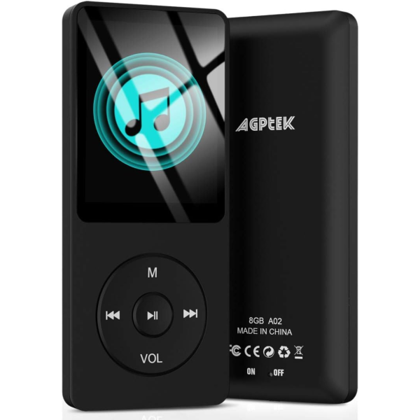 AGPTEK A02 Portable MP3 Player 16GB