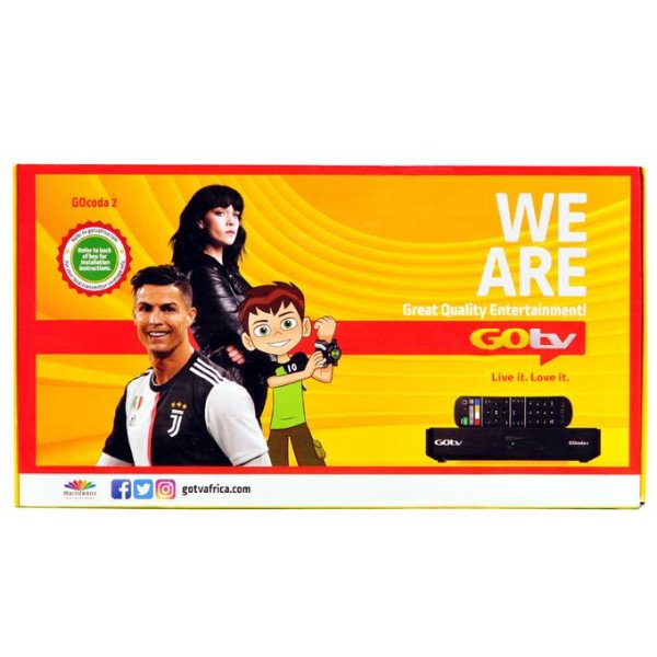 GOTV DIGITAL TERRESTRIAL DECODER with HDMI/USB