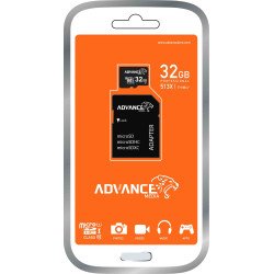 Advance microSD Memory Card - 32GB - Black