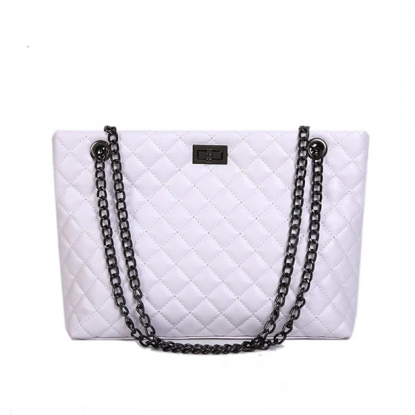 Women's Chain PU Crossbody Bag Solid Color