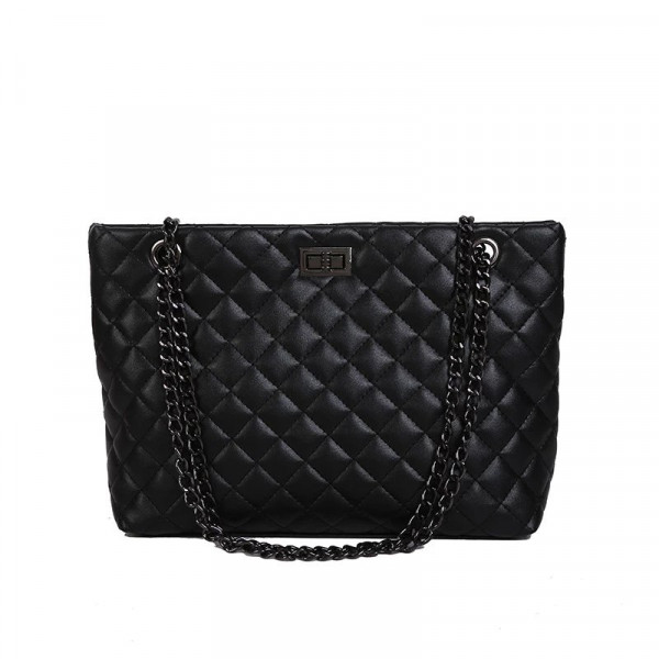 Women's Chain PU Crossbody Bag Solid Color
