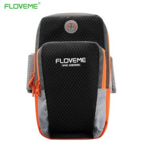 FLOVEME Waterproof Running,Cycling Sport Phone Armband Arm-Bag Case