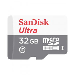 Sandisk Ultra 32GB UHS-I/Class 10 Micro SDHC Memory Card With Adapter