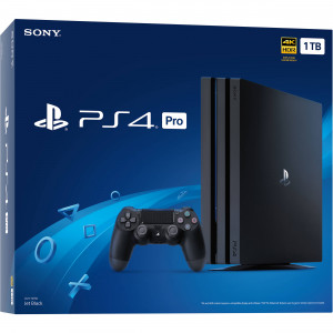 Sony PlayStation 4 (PS4) Pro 1TB Console (Black)