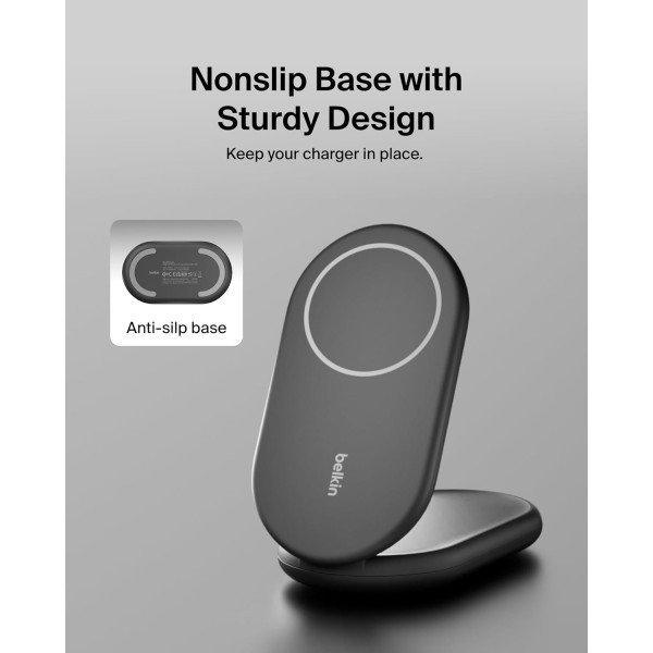 Belkin BoostCharge 2-in-1 Magnetic Foldable Wireless Charger 