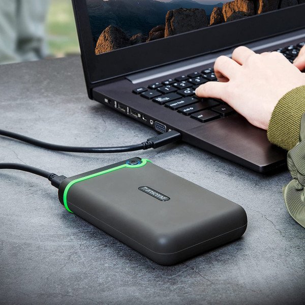 Transcend Storejet 25M3 4TB USB 3.1 Portable Hard Drive