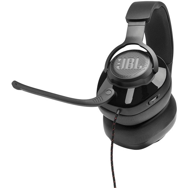 JBL Quantum 300 Wired Over-Ear Gaming Headset (Black)