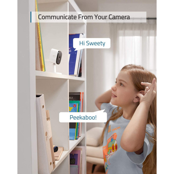 eufy Security Indoor Cam 2K, Home Security Indoor Camera