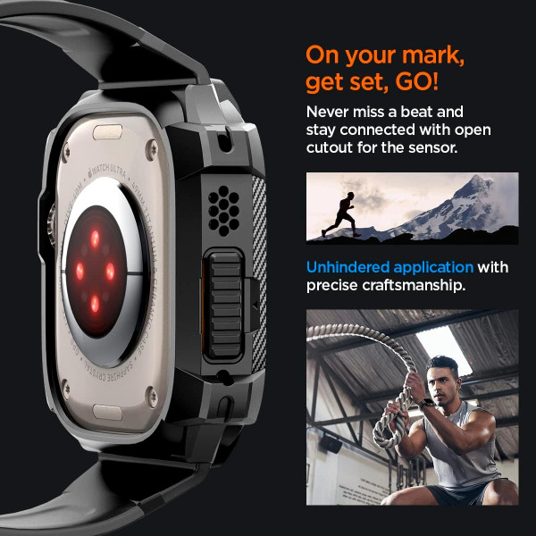 Spigen Rugged Armor Pro Case for Apple Watch Ultra 2/1 