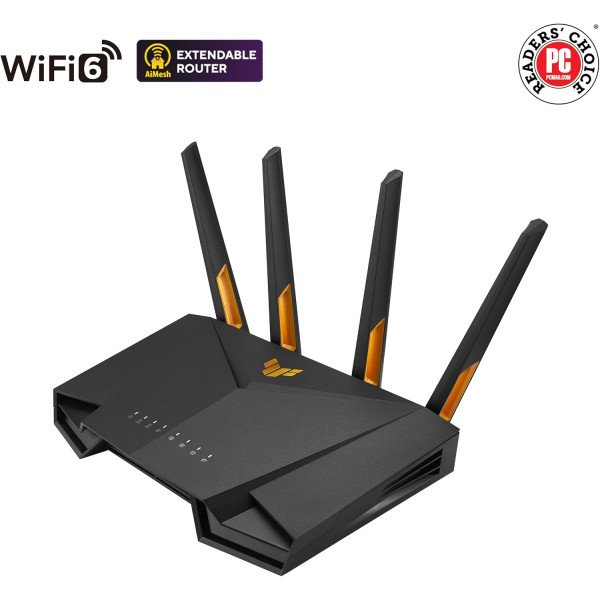 ASUS TUF Gaming AX3000 Dual Band WiFi 6 Extendable Gaming Router