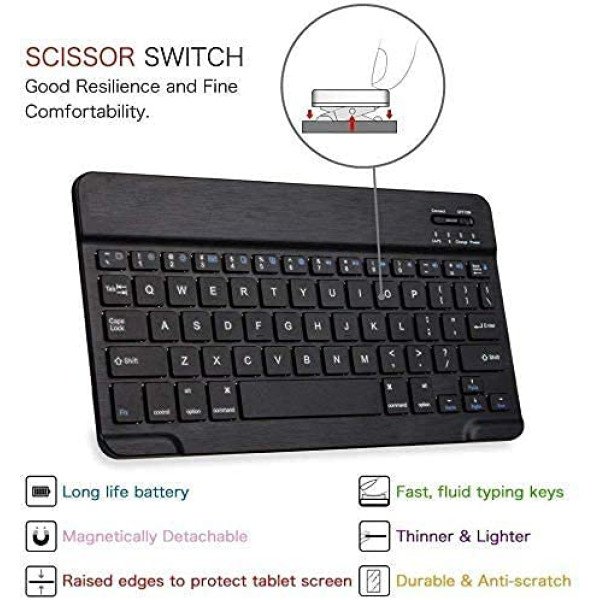 Smart Keyboard Case Cover for Nokia Tab T20 10.36" 2021