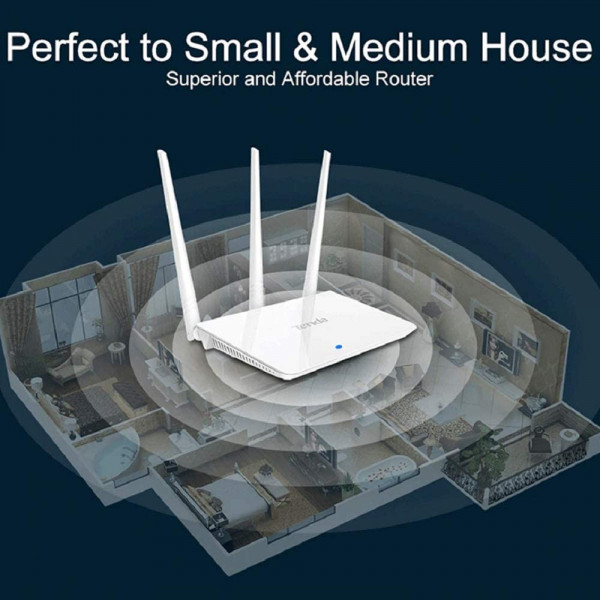 Tenda F3 11N Wireless Router with 3 Antenna - 300Mps