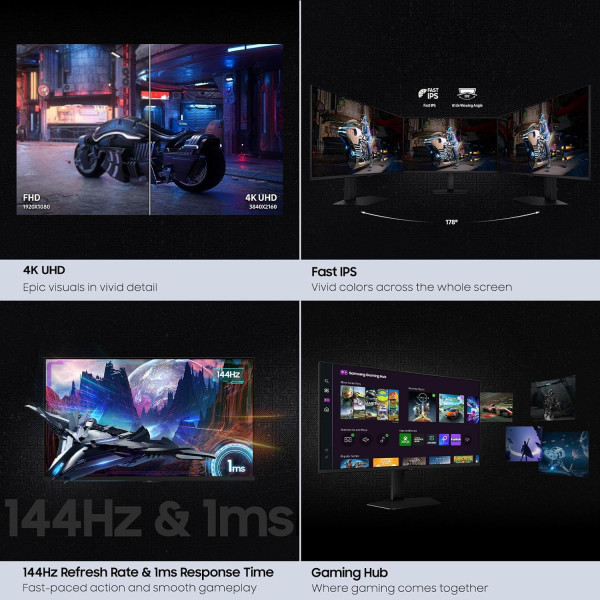 Samsung Odyssey Neo G7 32 inch 4K HDR 144 Hz Gaming Monitor