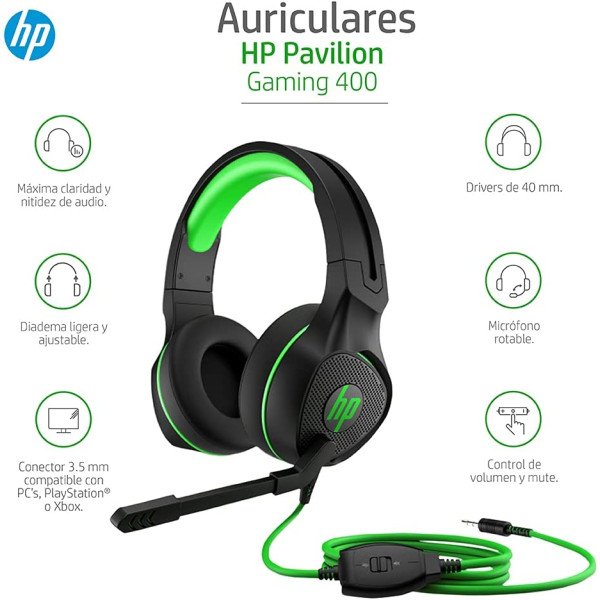 HP Pavilion Gaming Headset 400 - 4BX31AA