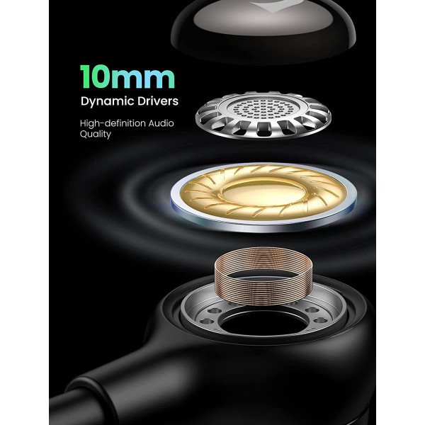 UGREEN USB-C In-ear Headphone Wired Earphones with Microphone 