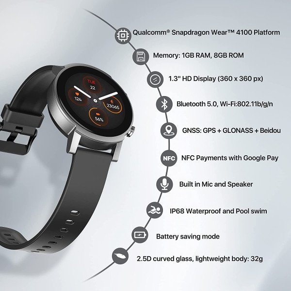 Ticwatch E3 GPS Smartwatch