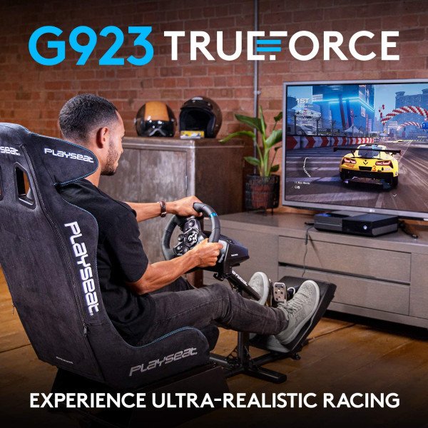 Logitech G923 Racing Wheel and Pedals for Xbox
