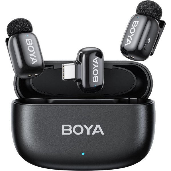 BOYA mini Tiny Wireless Microphone USB-C Plug