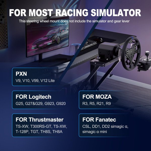 PXN A10 Foldable Racing Wheel Stand