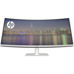 HP 34F - 34 inch Curved QHD Monitor 60Hz with AMD FreeSync Technology 