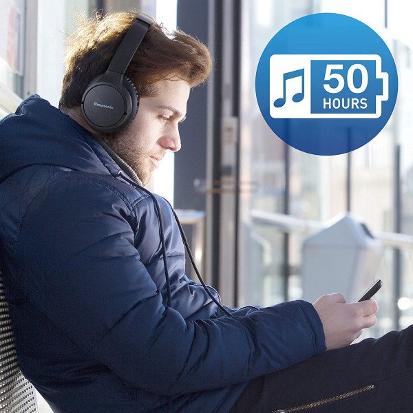 Panasonic RB-HF520BE-K Bluetooth Over-Ear Headphones