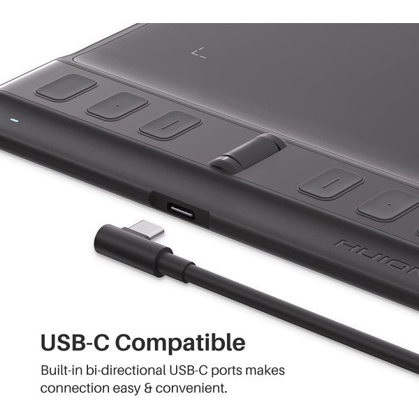Huion Inspiroy 2 Small Drawing Tablet with Scroll Wheel 