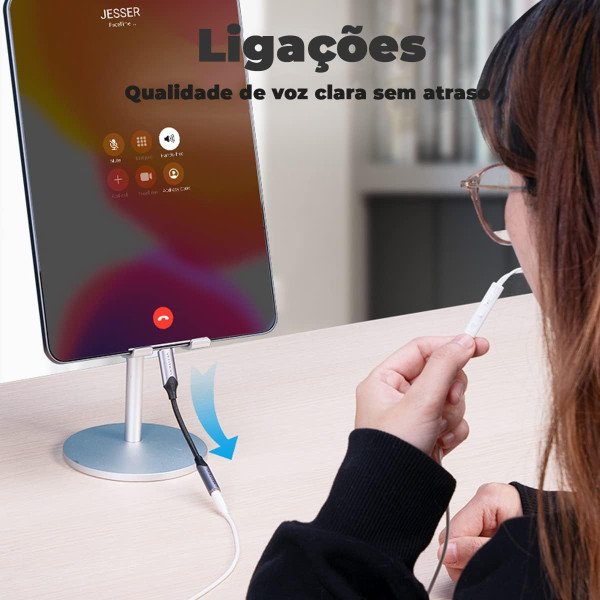 Vention USB-C Male to 3.5MM Earphone Jack With DAC Adapter 