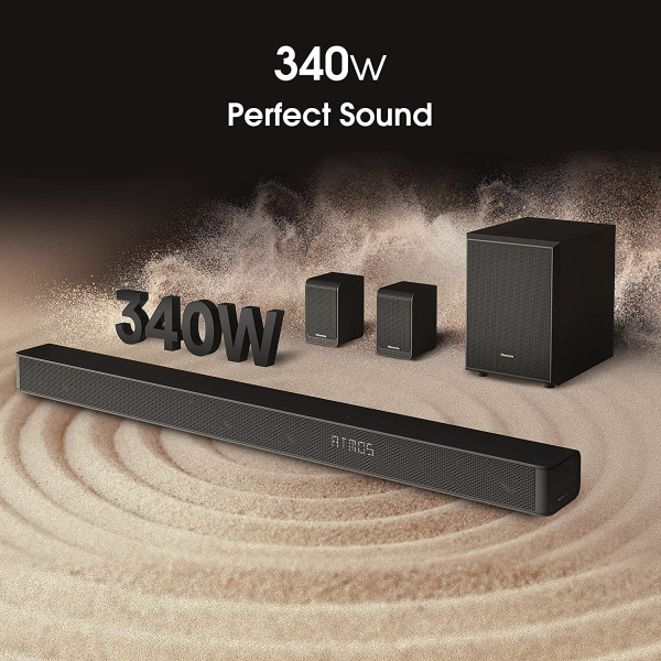 Hisense AX5100G 5.1 Channel 340W Dolby Atmos Soundbar 