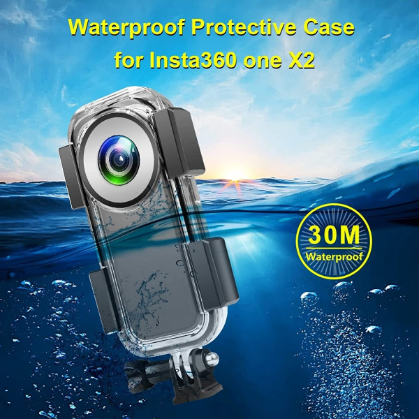 PULUZ 30m Underwater Waterproof Housing Case for Insta360 ONE X2