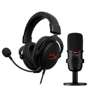 HyperX Streamer Starter Pack Wired Headphones + Mic