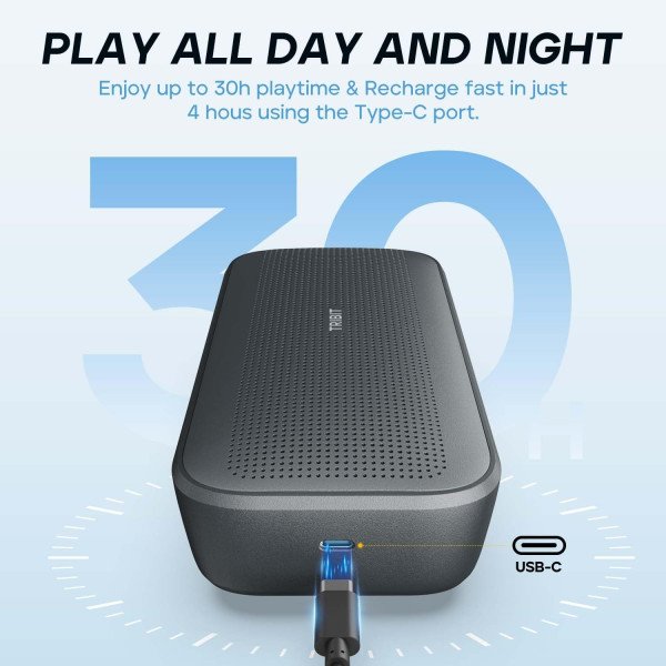 Tribit StormBox Flow Portable Bluetooth Speaker 25W