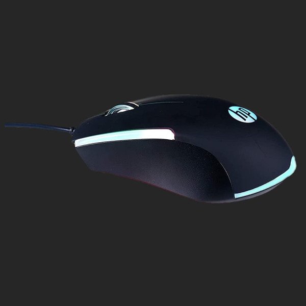 HP M160 Optical Wired Mouse - Black