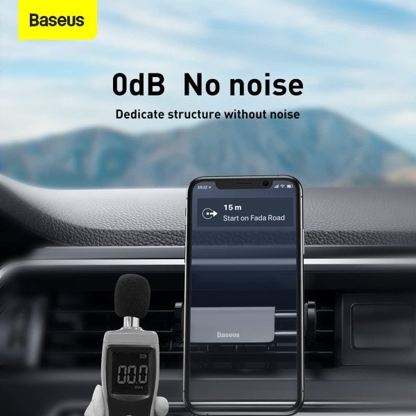 Baseus Steel Cannon Air Outlet Car Mount Black