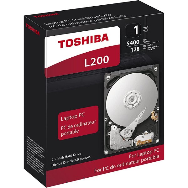 Toshiba L200 1TB 2.5" SATA Laptop Hard Drive