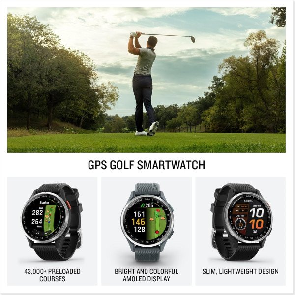 Garmin Approach S50 Advanced Golf GPS Smartwatch