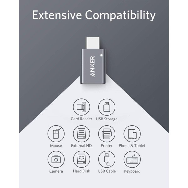 Anker USB-C to USB Adapter - 2-Pack