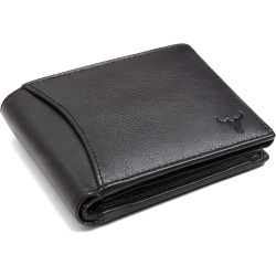 WildHorn Napa Hide Black Leather Men's Wallet