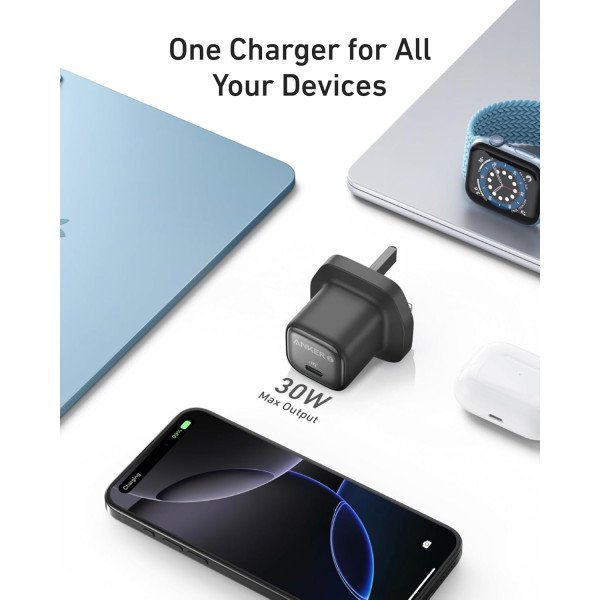 Anker Zolo 30W Compact USB C GaN Charger