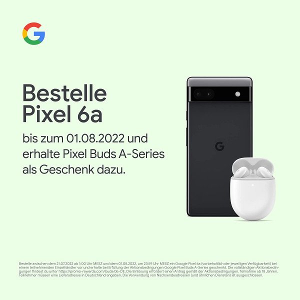 Google Pixel 6a 5G Dual-SIM 128GB 6GB RAM