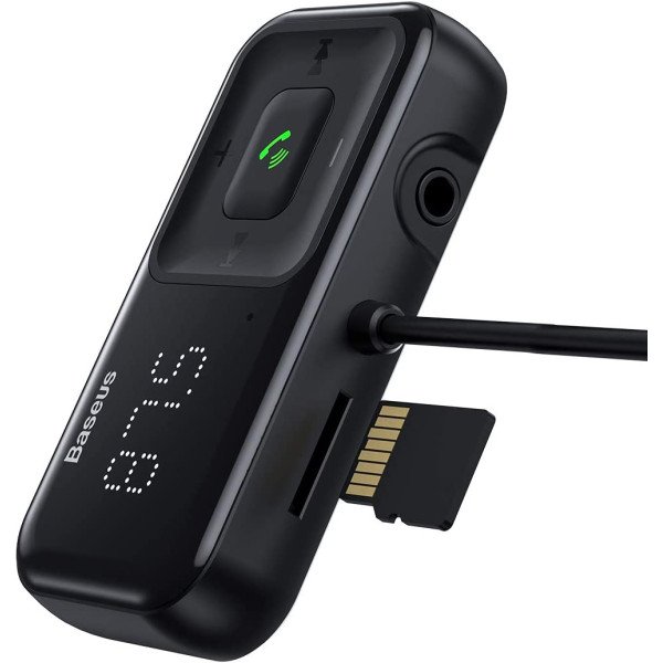 Baseus T Typed S-16 Wireless MP3 Car Charger & FM Transmitter