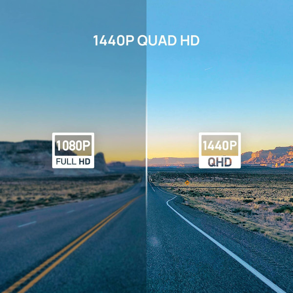 70mai A400 Dash Cam 1440P Dual Channel Cam