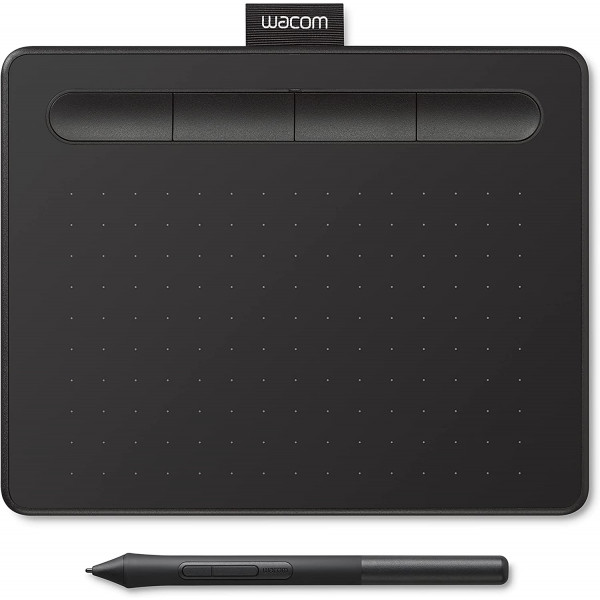 Wacom Intuos Graphics Drawing Tablet, 7.9" X 6.3", Black (CTL4100)