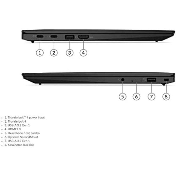Lenovo ThinkPad Carbon X1 Gen 9 14", Intel Core i7, 16GB RAM, 512GB SSD