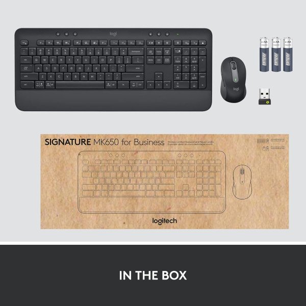 Logitech Signature MK650 Keyboard Mouse Combo for Business